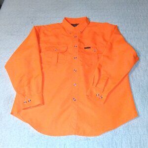 Remington Shirt 2XL Mens VTG Upland Field Shirt Hunting/Safety Workwear